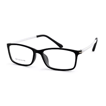 【情人節告白神器】Gluck! 時尚炫彩 扁方框平光眼鏡 3067-2黑