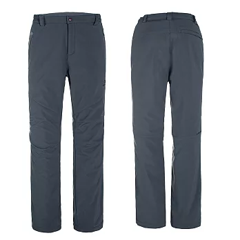 【聖伯納 St.Bonalt】男款-防風防潑水超保暖內刷毛軟殼休閒褲(6142)S暗灰色