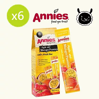 【壽滿趣- 紐西蘭原裝進口】Annies 全天然水果條(百香芒果6盒, 36片家庭裝)