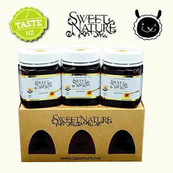 【壽滿趣】Sweet Nature - 活性麥蘆卡蜂蜜禮盒UMF10+ (250gmx3 瓶)