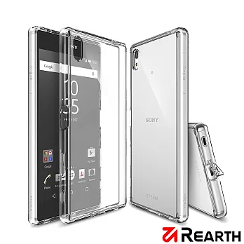 Rearth Sony Xperia Z5 Premium (Ringke Fusion)高質感保護殼(透明)贈送保護貼