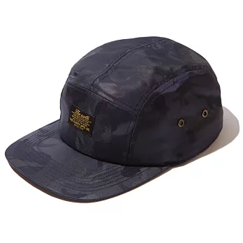 韓國包袋品牌 the-Earth － J.Q CAMO CAMP CAP (Navy) 防潑水五分割帽 (海軍藍迷彩)