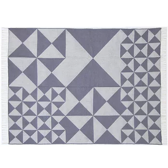 VP MIRROR 三稜幾何蓋毯(灰)