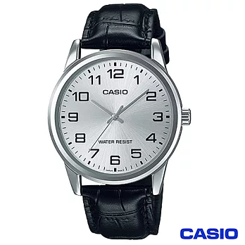 CASIO卡西歐 休閒時尚簡潔大方數字指針腕錶 MTP-V001L-7B