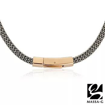 DECO X MASSA-G Titan XG2超合金鍺鈦項圈銀色-45cm
