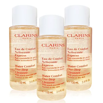 CLARINS 克蘭詩 水蜜桃潔顏水(100ml)X3入