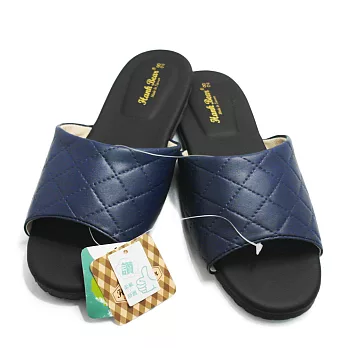 格紋柔軟室內拖-藍色-6雙入28藍色