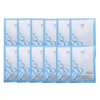 Shinning Way萱薇玻尿酸保濕亮白面膜(12片)