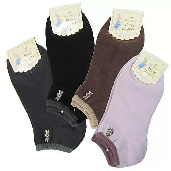 比得兔毛巾底精繡船型襪-SK9210-12雙入