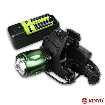 【KINYO】800流明鋁合金LED頭燈(LED618)