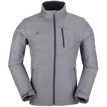 【聖伯納 St.Bonalt】男款防風防潑水立領軟殼外套-暗灰(3021)M暗灰