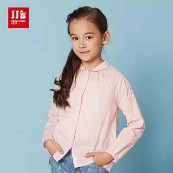 【JJLKIDS】高質感點點純棉襯衫(淺粉色)120淺粉色
