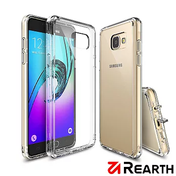 Rearth 三星 Galaxy A5-2016版(Ringke Fusion) 高質感保護殼(透明) 贈送螢幕保護貼