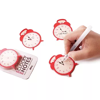 DOIY 鬧鐘便條(紅色)