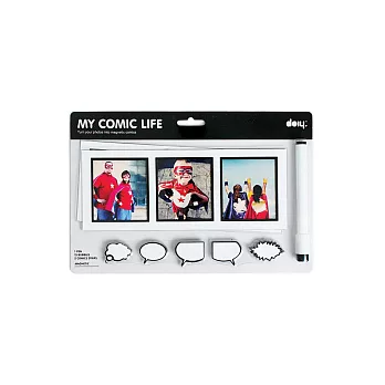 DOIY 漫畫人生-磁鐵相框(白色)