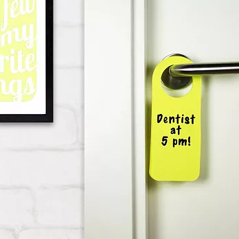 DOIY 掛牌便利貼(黃)