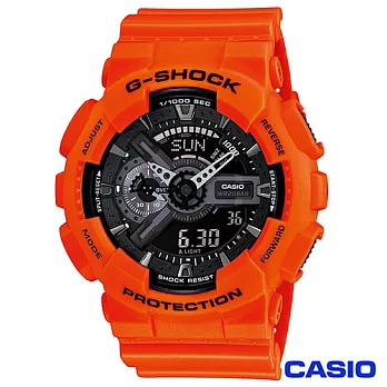 CASIO卡西歐 榮耀之星魅力時尚雙顯運動腕錶 GA-110MR-4A