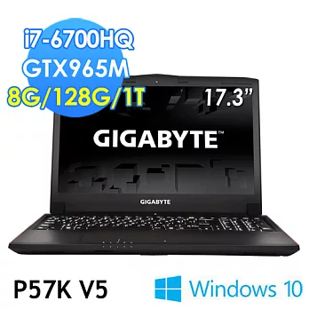 【GIGABYTE 技嘉】P57Kv5 17.3吋 i7-6700HQ GTX965M(電競筆電)