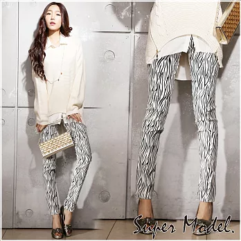 【名模衣櫃】經典香奈風激瘦鉛筆褲M樹藤