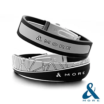 【&MORE愛迪莫鈦鍺】X-Force極限運動手環(絕地黑)