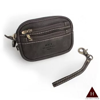 【H-CT】輕巧隨身款兩用真皮小腰包手提包(PUM55-Z)