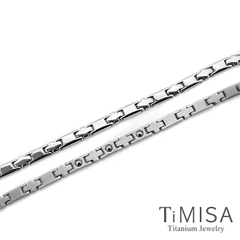 TiMISA《愛戀十字星》純鈦串飾項鍊(M02D)-50