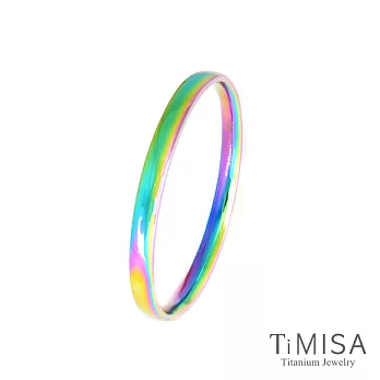 TiMISA 《純真-厚版(極光)》純鈦手環