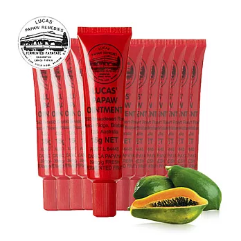 澳洲木瓜霜 Lucas Papaw Ointment 原裝進口正貨 (15g/瓶,共12入)