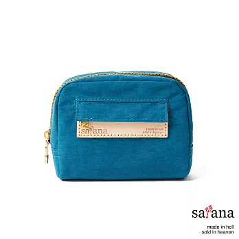 satana - Solider 迷你隨身化妝包/零錢包 -深海藍