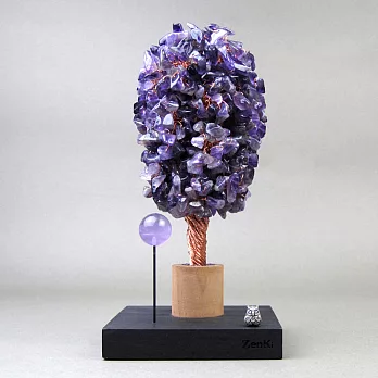 ZenKi原氣晶品FortuneTree圓滿幸運樹-智慧紫(18cm)