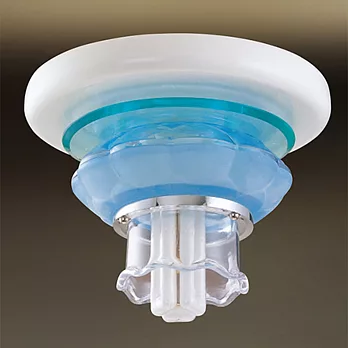 花樣造型吸頂燈 單顆燈燈座 水藍色FT-33262
