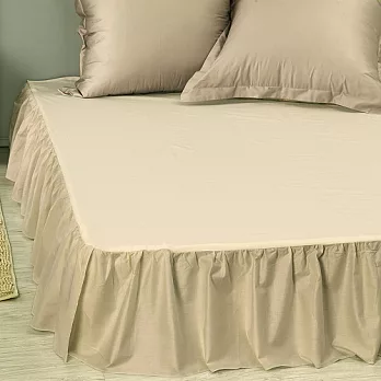 LITA麗塔(荷葉雙人床裙-經典四色)小米