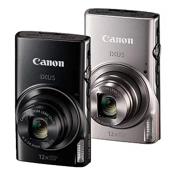Canon IXUS 285 HS 12倍光學變焦機(公司貨)-加送32G記憶卡+原廠電池+專用電池+自拍桿+清潔組+保護貼+讀卡機+小腳架-銀色