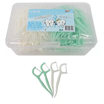 扁線設計牙線棒-300支4盒