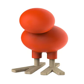 Happy Bird 芬蘭森林鳥(橘紅)