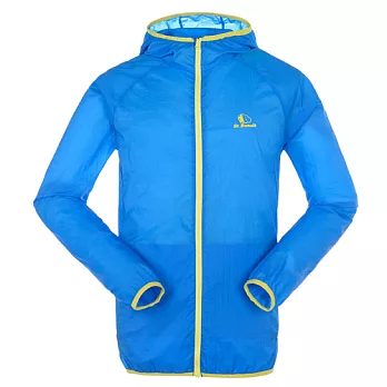 【聖伯納 St.Bonalt】男-超輕連帽防曬風衣(80063)S豔藍