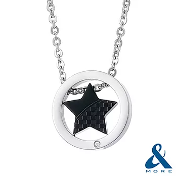 【&MORE】愛迪莫鈦鍺-NO.32鍺鋼項鍊『永恆星光』男款