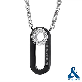 【&MORE】愛迪莫鈦鍺-NO.32鍺鋼項鍊『相戀時刻』男款