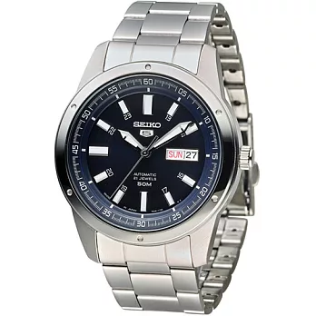 SEIKO 精工5號 穿越星際機械腕錶 7S26-04A0B SNKN67J1 藍