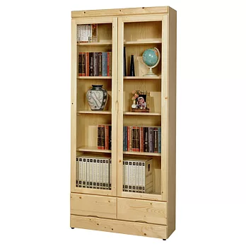 《Homelike》歐文松木下抽書櫃松木