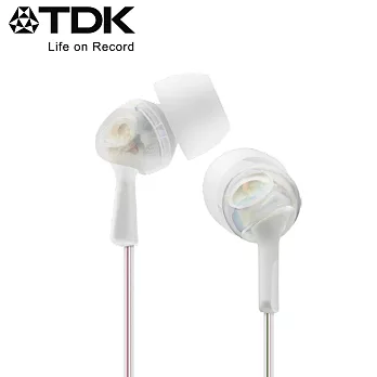 TDK CLEF-R2 高質感繽紛系列耳機透明