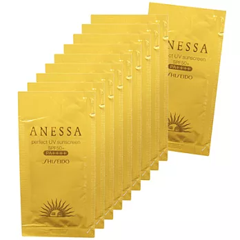 SHISEIDO資生堂 ANESSA安耐曬 黃金鑽級防曬露A+(4ml)*10
