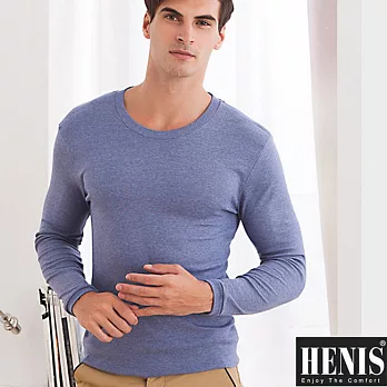 【HENIS】時尚型男熱纖維彩V領長袖衫~2件組(隨機取色)M隨機取色