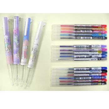 三菱限量Little Twin Stars開心筆+筆芯A組(4筆+16芯)