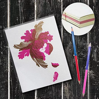 【孔夫子小姐】慢活手工道林紙筆記本 游樂系列(魚躍)