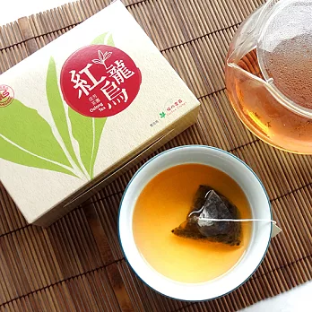 【食在安市集】福山農莊：有機紅烏龍茶_立體茶包(2盒)
