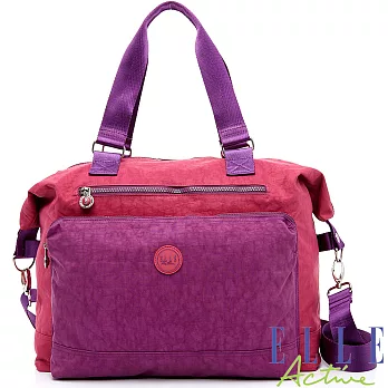 ELLE ACTIVE-城市微旅行-旅行袋(大)-桃紅色