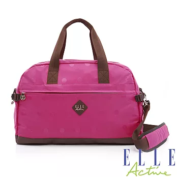 ELLE ACTIVE-Sugar Queen 蜜糖甜心系列-休閒旅行袋-棗紅色