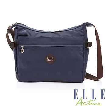 ELLE ACTIVE-Sugar Queen 蜜糖甜心系列-方型側背包-深藍色