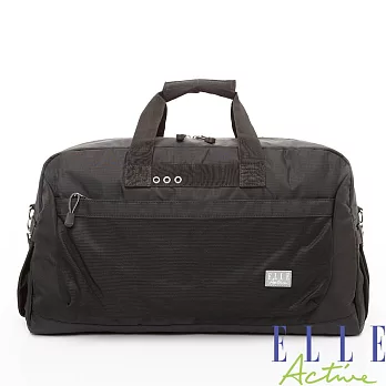 ELLE ACTIVE-漁網系列-旅行袋-黑色